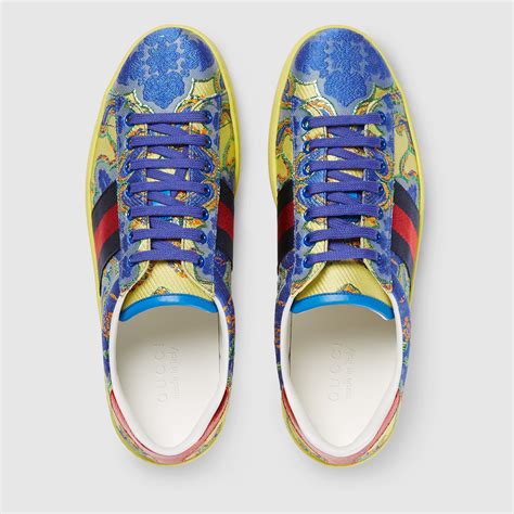 gucci floral sneakers fake|Gucci ace floral print sneakers.